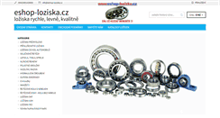 Desktop Screenshot of eshop-loziska.cz